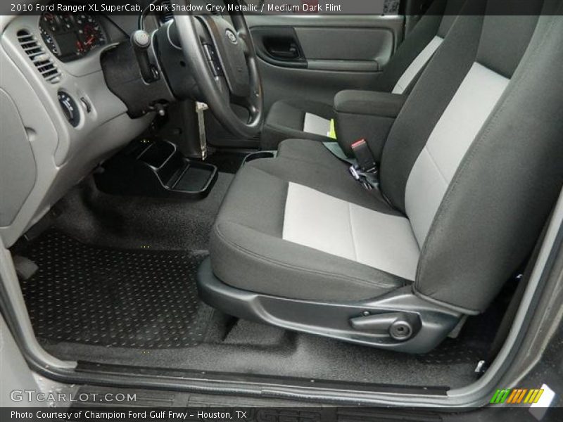 Dark Shadow Grey Metallic / Medium Dark Flint 2010 Ford Ranger XL SuperCab