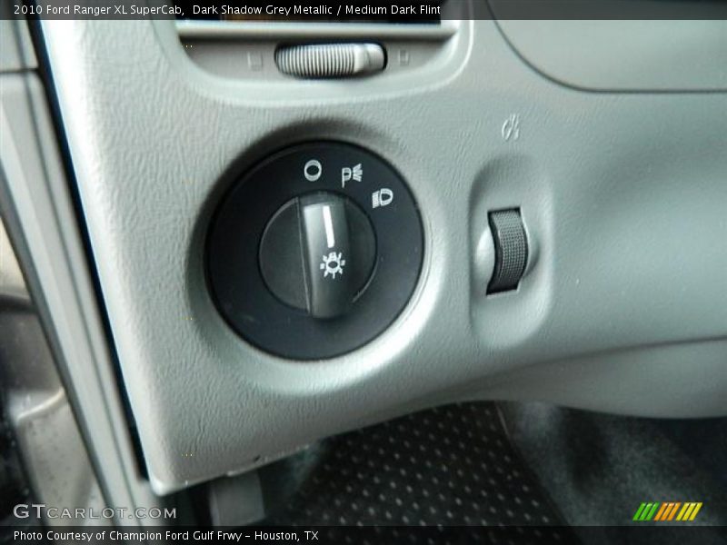 Dark Shadow Grey Metallic / Medium Dark Flint 2010 Ford Ranger XL SuperCab
