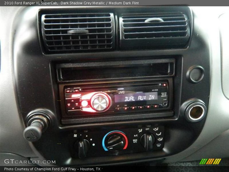 Dark Shadow Grey Metallic / Medium Dark Flint 2010 Ford Ranger XL SuperCab
