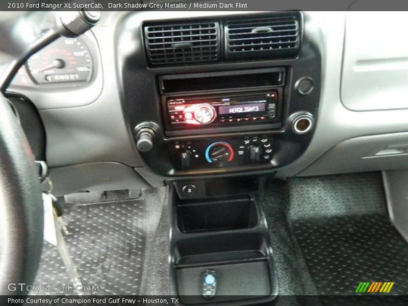 Dark Shadow Grey Metallic / Medium Dark Flint 2010 Ford Ranger XL SuperCab