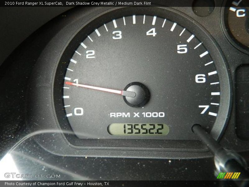 Dark Shadow Grey Metallic / Medium Dark Flint 2010 Ford Ranger XL SuperCab