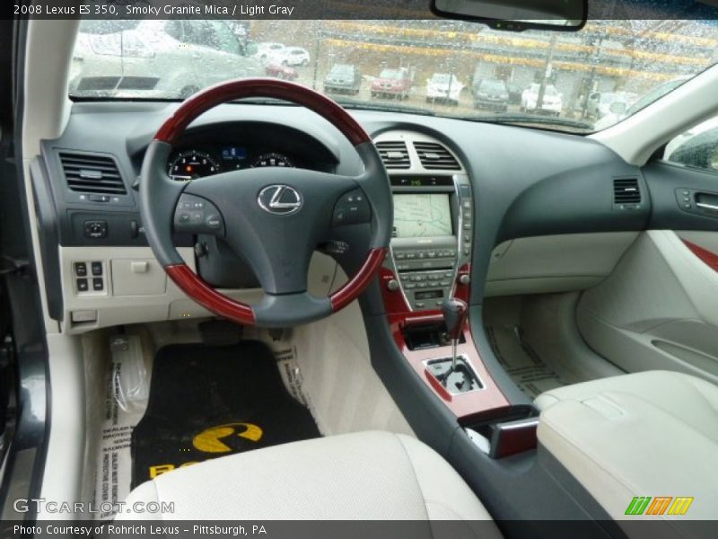 Smoky Granite Mica / Light Gray 2008 Lexus ES 350