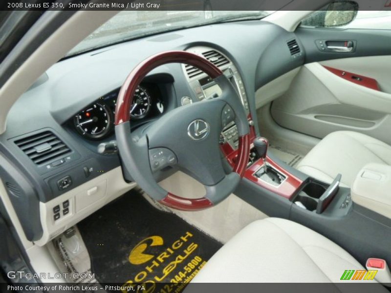 Smoky Granite Mica / Light Gray 2008 Lexus ES 350