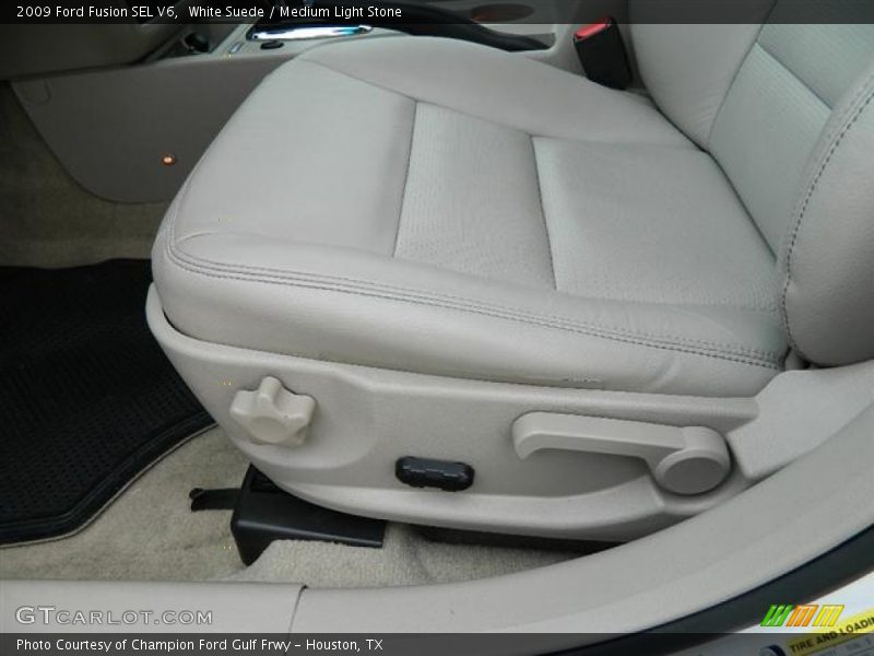 White Suede / Medium Light Stone 2009 Ford Fusion SEL V6