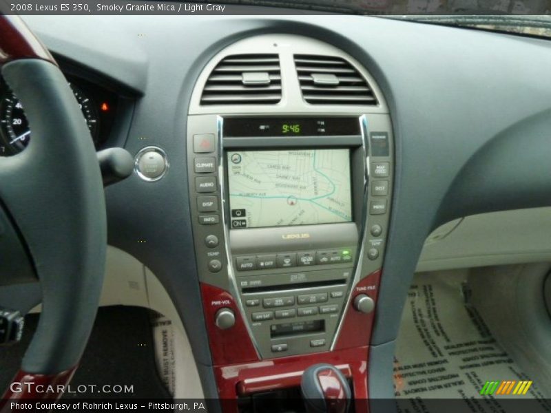 Smoky Granite Mica / Light Gray 2008 Lexus ES 350