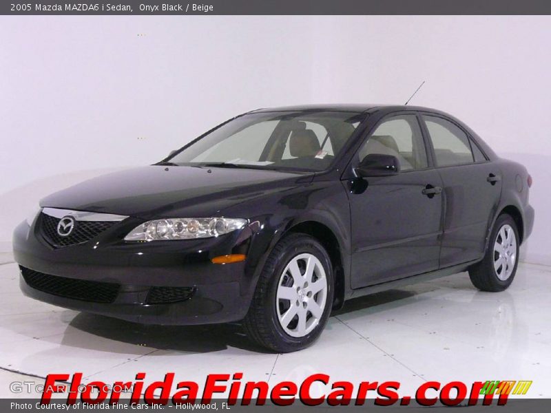 Onyx Black / Beige 2005 Mazda MAZDA6 i Sedan