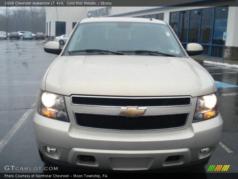 Gold Mist Metallic / Ebony 2008 Chevrolet Avalanche LT 4x4