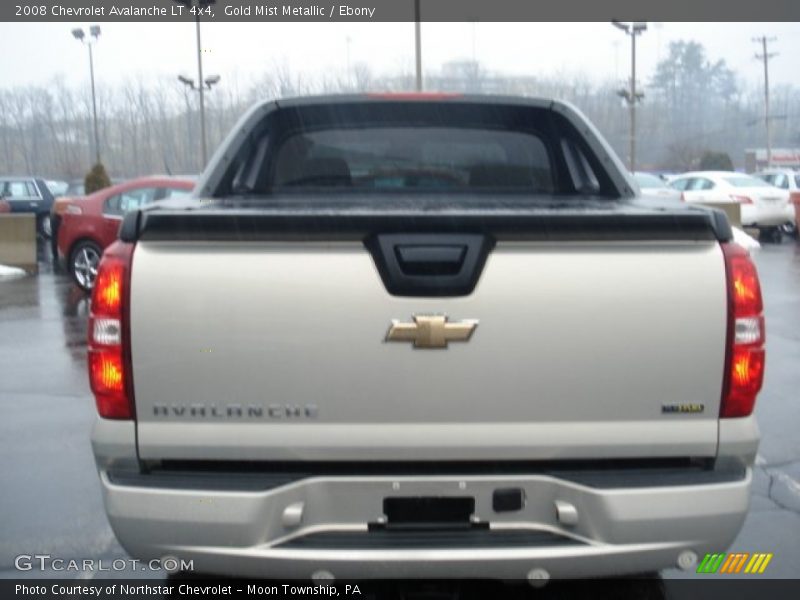 Gold Mist Metallic / Ebony 2008 Chevrolet Avalanche LT 4x4
