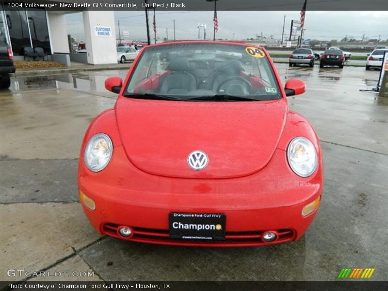 Uni Red / Black 2004 Volkswagen New Beetle GLS Convertible