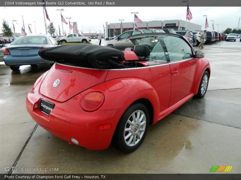 Uni Red / Black 2004 Volkswagen New Beetle GLS Convertible