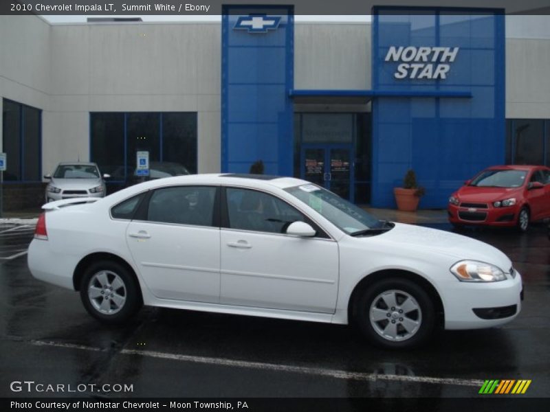 Summit White / Ebony 2010 Chevrolet Impala LT