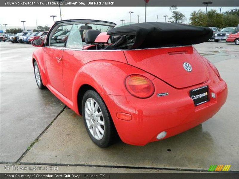 Uni Red / Black 2004 Volkswagen New Beetle GLS Convertible