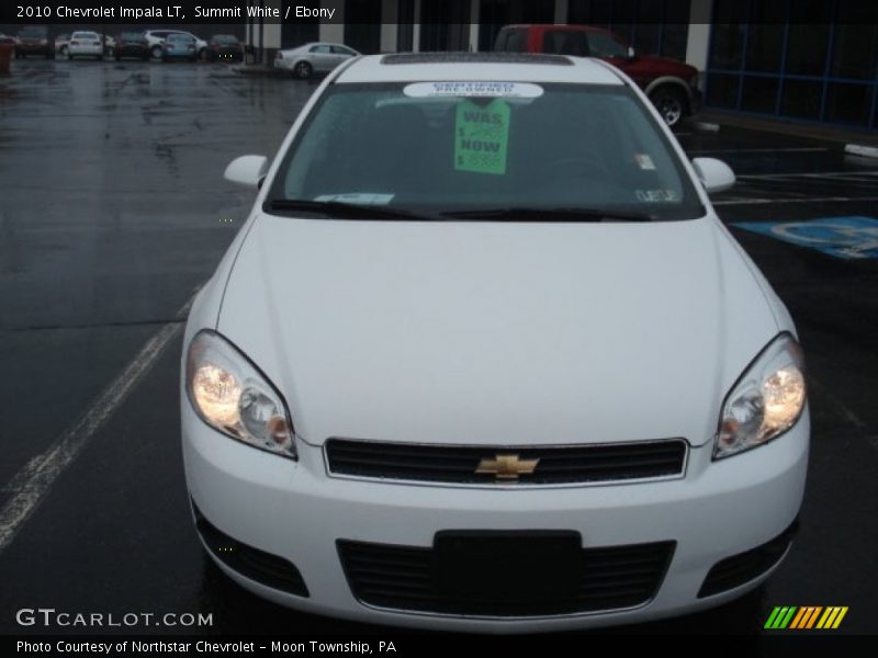 Summit White / Ebony 2010 Chevrolet Impala LT