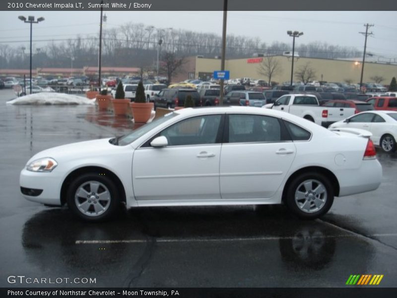 Summit White / Ebony 2010 Chevrolet Impala LT