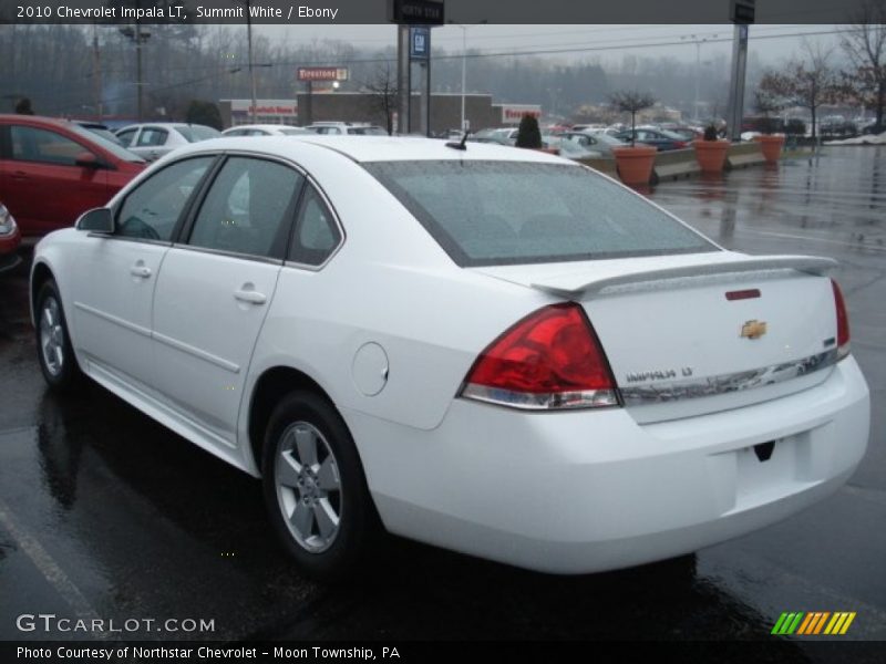 Summit White / Ebony 2010 Chevrolet Impala LT