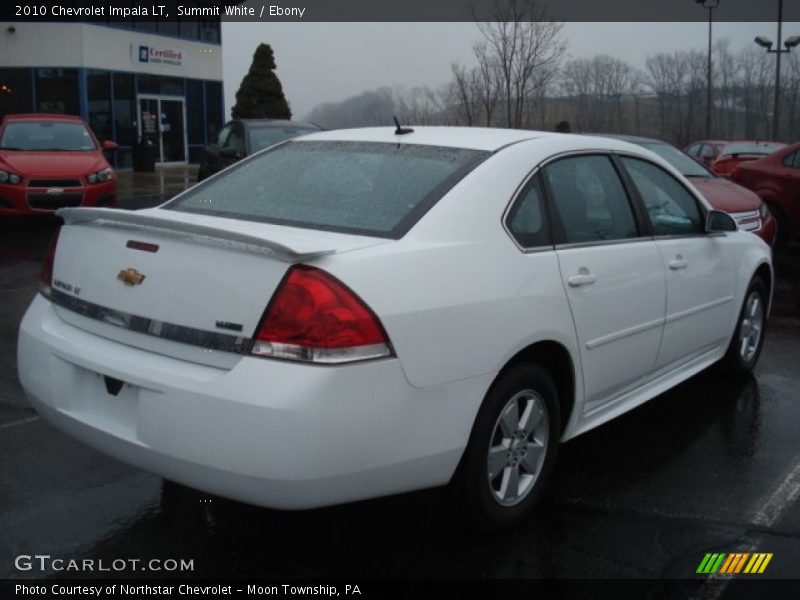 Summit White / Ebony 2010 Chevrolet Impala LT