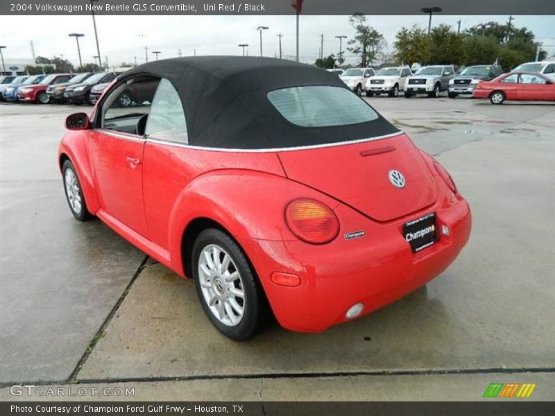 Uni Red / Black 2004 Volkswagen New Beetle GLS Convertible