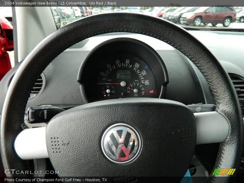 Uni Red / Black 2004 Volkswagen New Beetle GLS Convertible