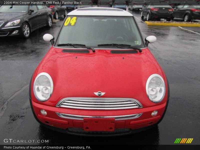 Chili Red / Panther Black 2004 Mini Cooper Hardtop