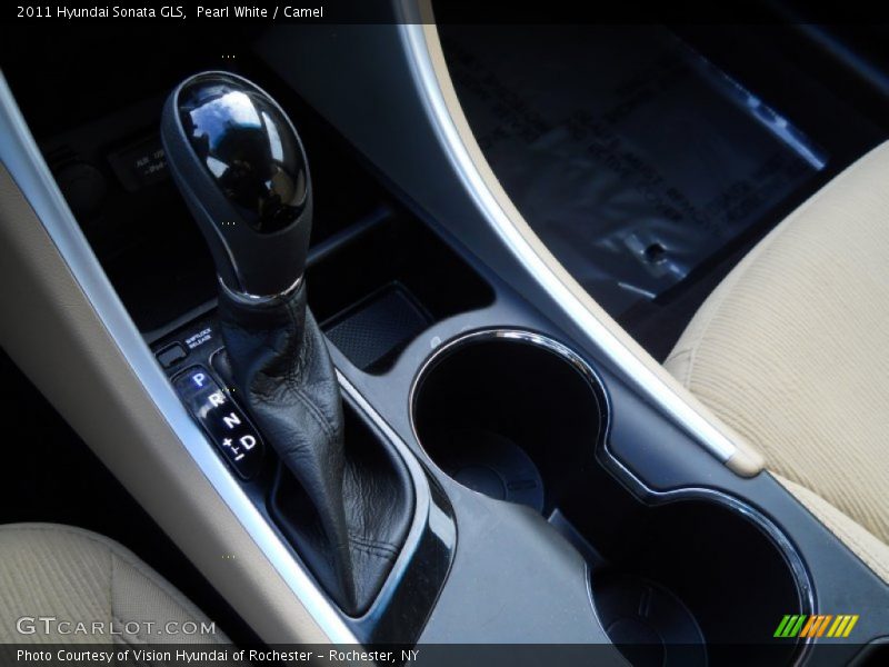 Pearl White / Camel 2011 Hyundai Sonata GLS