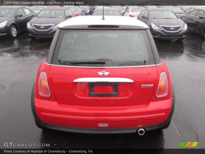 Chili Red / Panther Black 2004 Mini Cooper Hardtop