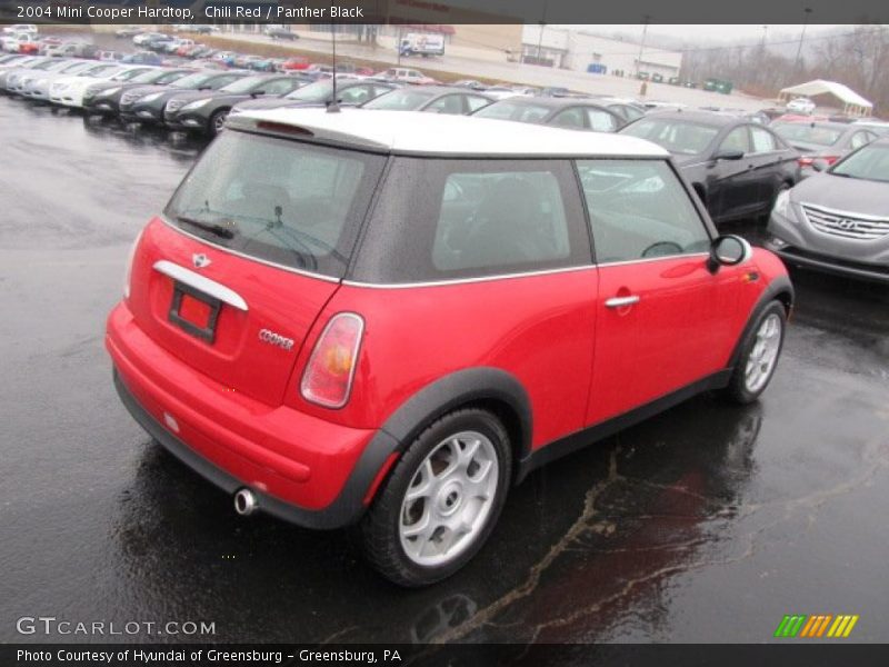 Chili Red / Panther Black 2004 Mini Cooper Hardtop