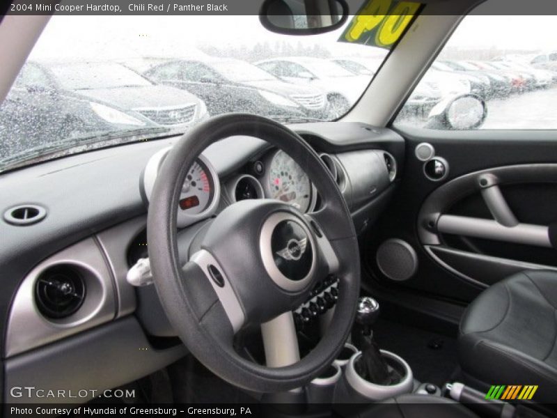 Chili Red / Panther Black 2004 Mini Cooper Hardtop