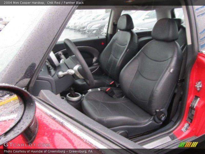  2004 Cooper Hardtop Panther Black Interior