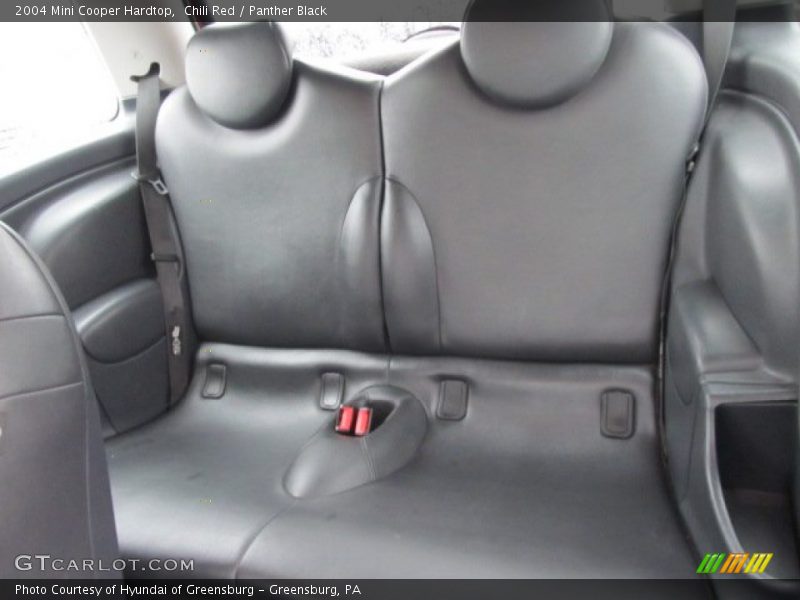 Rear Seat of 2004 Cooper Hardtop