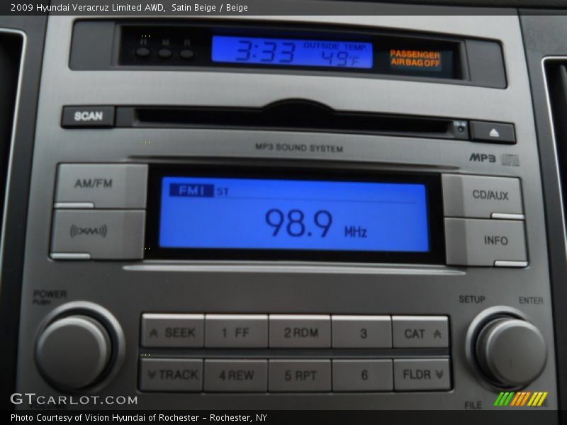 Audio System of 2009 Veracruz Limited AWD