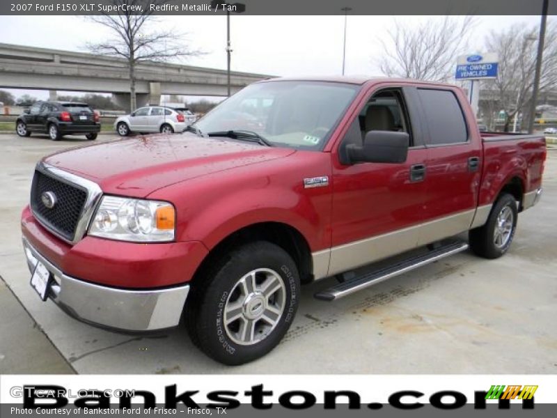 Redfire Metallic / Tan 2007 Ford F150 XLT SuperCrew