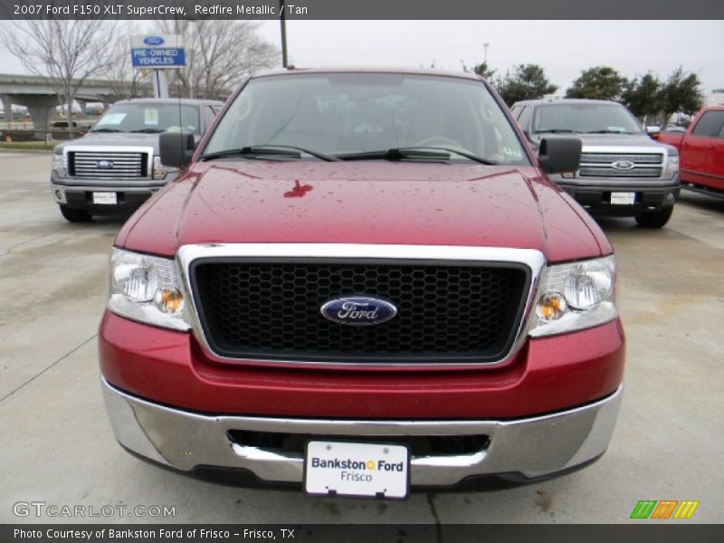 Redfire Metallic / Tan 2007 Ford F150 XLT SuperCrew