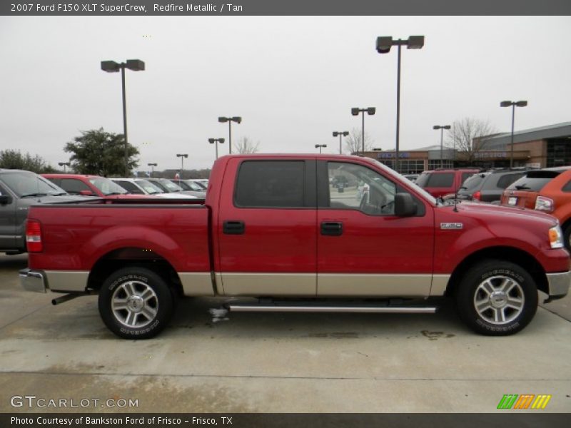 Redfire Metallic / Tan 2007 Ford F150 XLT SuperCrew