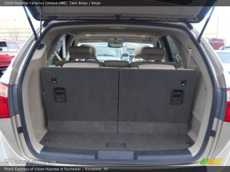  2009 Veracruz Limited AWD Trunk