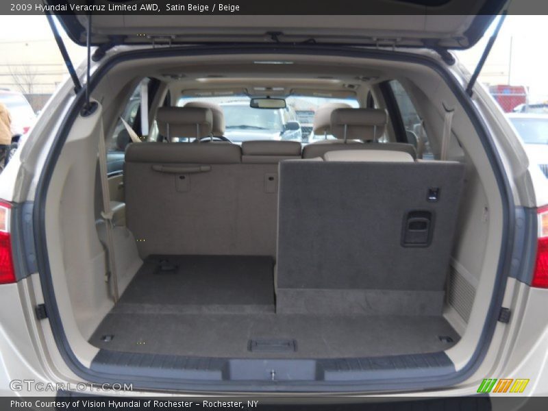  2009 Veracruz Limited AWD Trunk