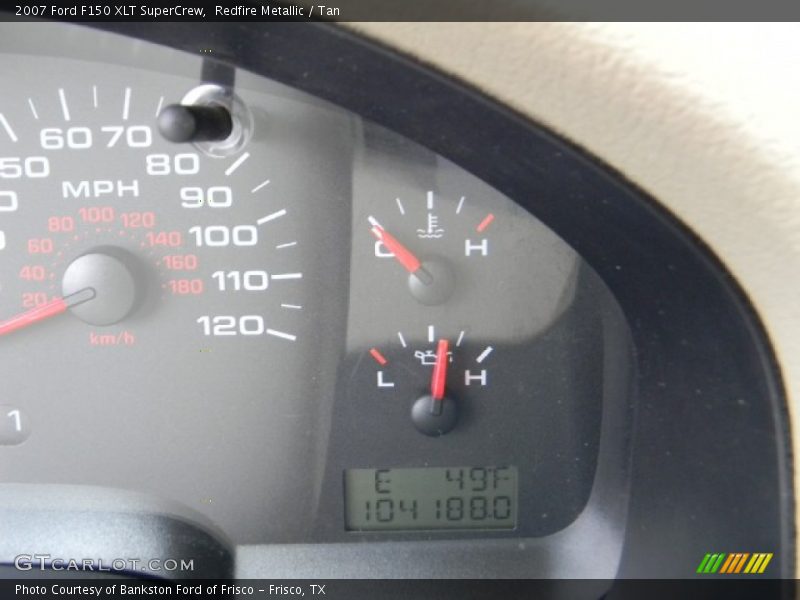 Redfire Metallic / Tan 2007 Ford F150 XLT SuperCrew