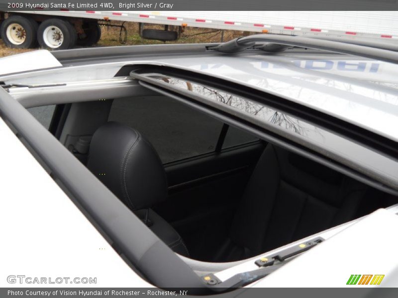 Bright Silver / Gray 2009 Hyundai Santa Fe Limited 4WD