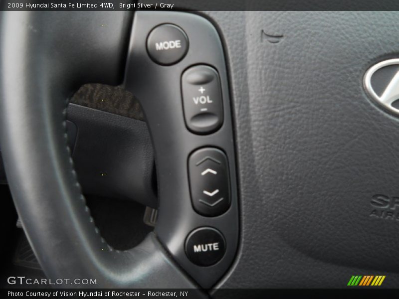 Bright Silver / Gray 2009 Hyundai Santa Fe Limited 4WD