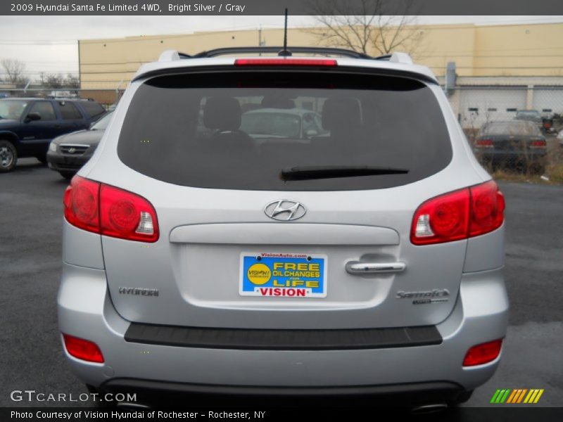 Bright Silver / Gray 2009 Hyundai Santa Fe Limited 4WD