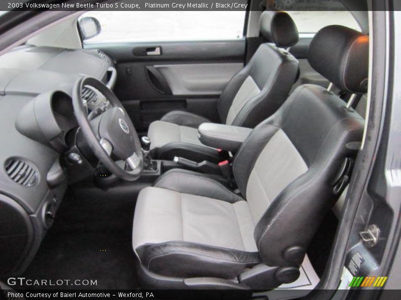 Front Seat of 2003 New Beetle Turbo S Coupe
