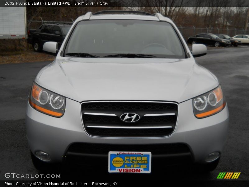 Bright Silver / Gray 2009 Hyundai Santa Fe Limited 4WD