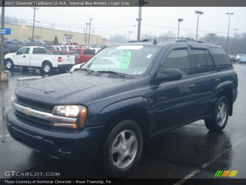 Imperial Blue Metallic / Light Gray 2007 Chevrolet TrailBlazer LS 4x4