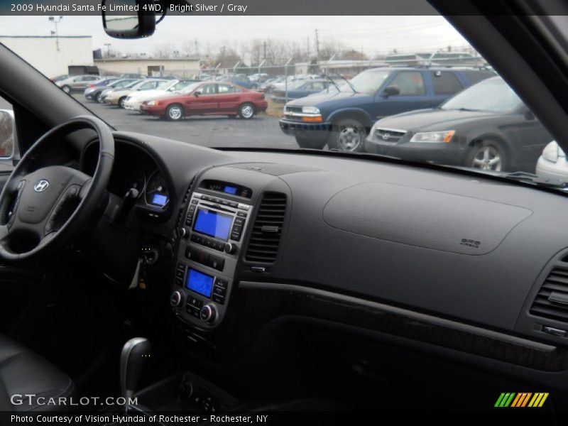 Bright Silver / Gray 2009 Hyundai Santa Fe Limited 4WD