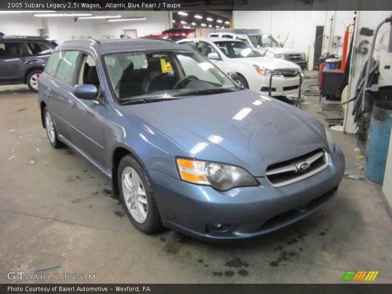 Atlantic Blue Pearl / Taupe 2005 Subaru Legacy 2.5i Wagon