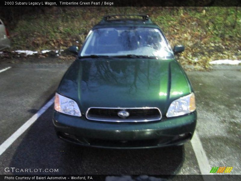 Timberline Green Pearl / Beige 2003 Subaru Legacy L Wagon