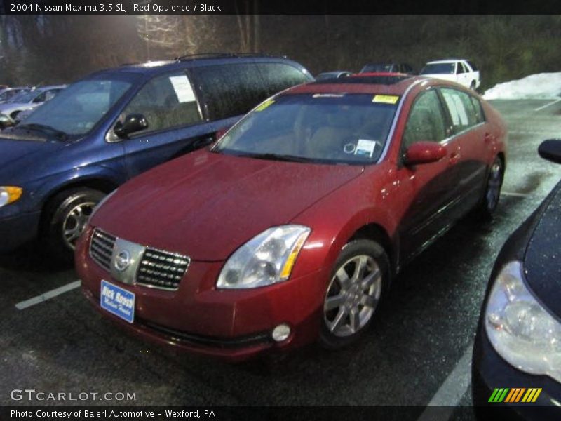Red Opulence / Black 2004 Nissan Maxima 3.5 SL