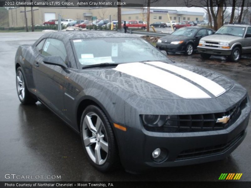 Ashen Gray Metallic / Black 2012 Chevrolet Camaro LT/RS Coupe
