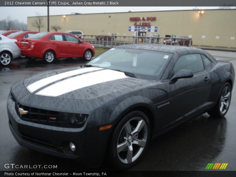 Ashen Gray Metallic / Black 2012 Chevrolet Camaro LT/RS Coupe