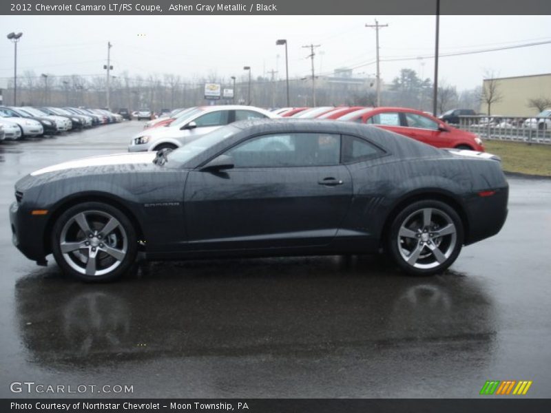 Ashen Gray Metallic / Black 2012 Chevrolet Camaro LT/RS Coupe