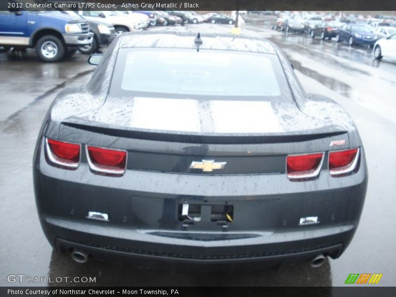 Ashen Gray Metallic / Black 2012 Chevrolet Camaro LT/RS Coupe